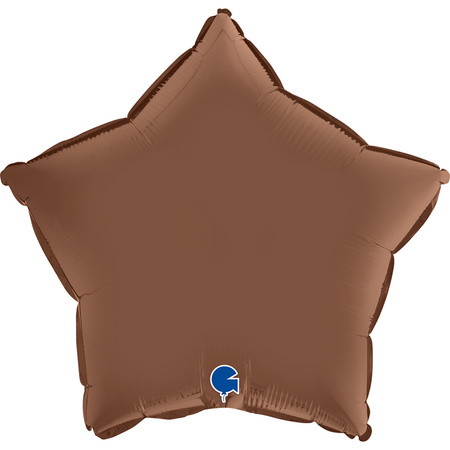 Balon Grabo 18'' Gwiazda Satynowa Czekoladowa
