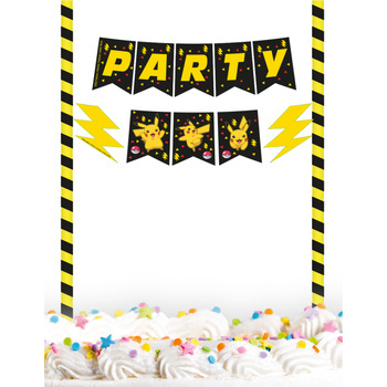 Topper na tort Pokemon, 19x25 cm