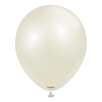 Balony Kalisan 18" Aura Ivory White  - 1szt
