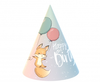Czapeczki papierowe Kolekcja Happy Birthday - lisek, 6 szt.