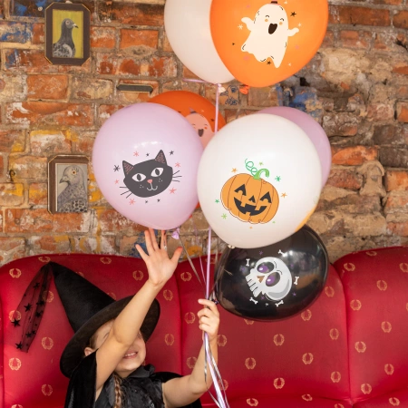 Balony Halloween 12cali 8 szt