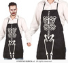 Fartuch "Szkielet",, imitacja kościotrupa