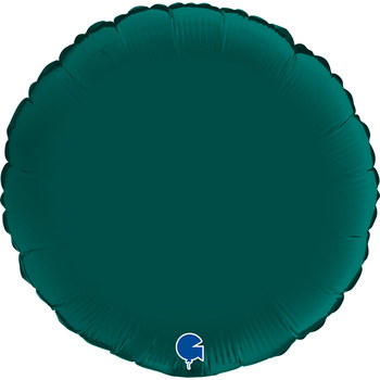 Balon Grabo 18'' Okrągły Satin Emerald Green (ciemny butelkowy)