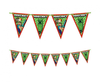 Banner Minecraft, flagi (papier FSC)