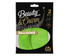 Balony Beauty&Charm, pastelowe, pistacjowe 24"/ 2 szt.