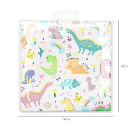 Serwetki dinozaury 10szt.