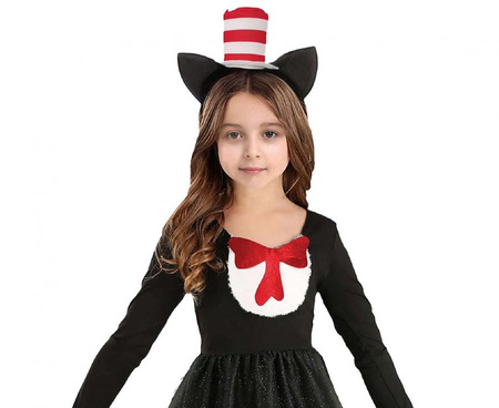 Zestaw dla dzieci Kotek dziewczynka (opaska, sukienka, spodnie), rozm. 110/120 cm