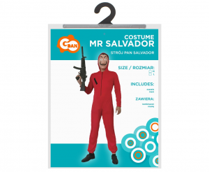 Zestaw Pan Salvador (kombinezon, maska), rozm. M