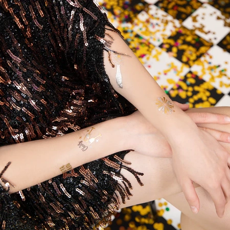 Tatuaże zmywalne Happy New Year