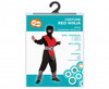 Zestaw Czerwony Ninja, rozm. 120/130 cm