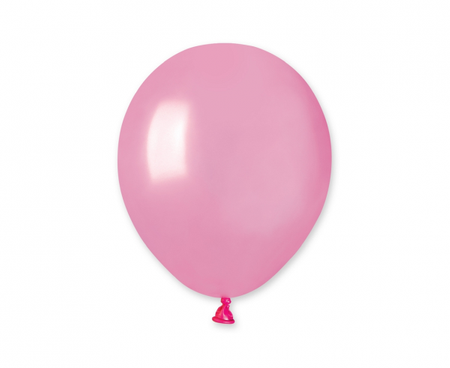 Balony AM50 metal 5" - różowe 33/ 100 szt.