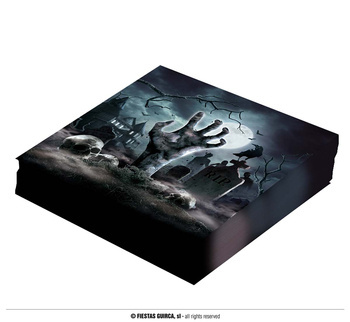 Serwetki papierowe Zombie, 12szt