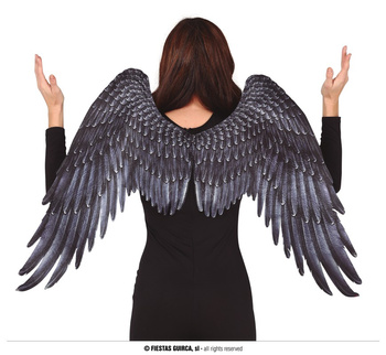 Czarne szkrzydła 74x73cm
