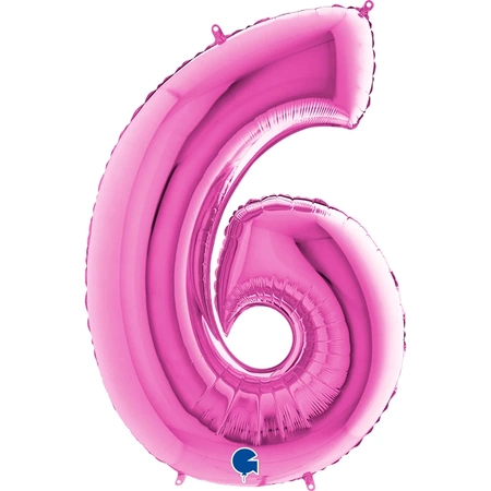 Balon foliowy Grabo Fuxia 6- 26"/66cm