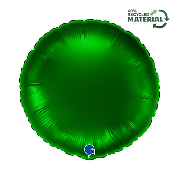 Balon foliowy Grabo, Okrągły Dark Green 18"
