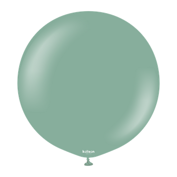 Balony Kalisan 18" Retro Sage- 25 szt