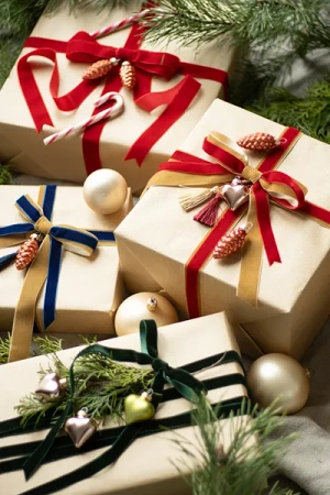 Tasiemka Welurowa, czerwona, 15mm/10m