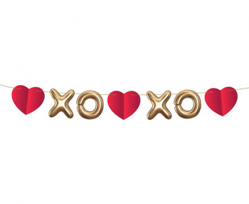 Girlanda papierowa XoXo, 200 cm