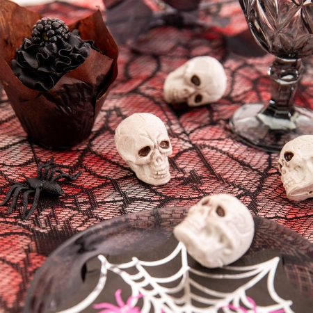 Halloween dekoracja Czaszki 12 szt.
