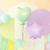 Balon foliowy Serce pistacjowy matowy 18cali
