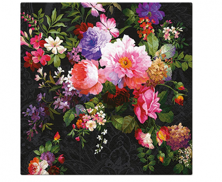 Serwetki PAW wzorzyste Roses on Velvet