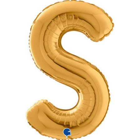 Balon Grabo 26'' Litera S złota , 66cm 