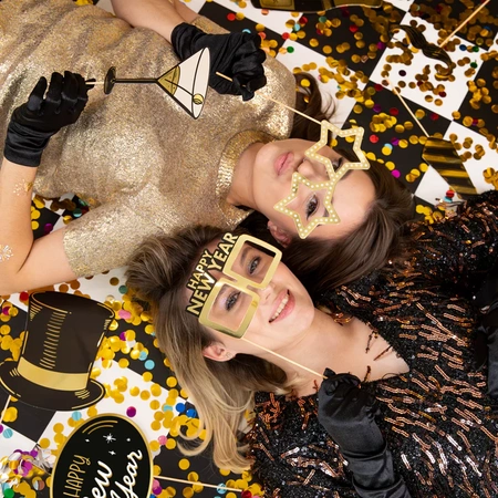 Rekwizyty do zdjęć New Year 14szt.