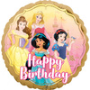Balon foliowy Happy Birthday - Princesses 18" 