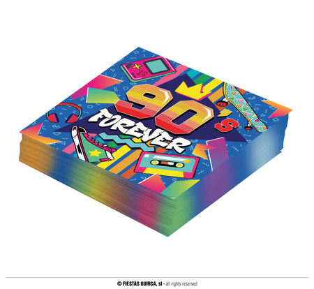 Serwetki papierowe 90's forever, 20 szt