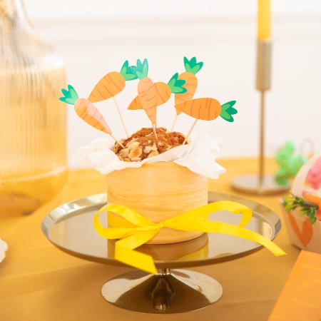 Toppery na tort Marchewki 6szt.