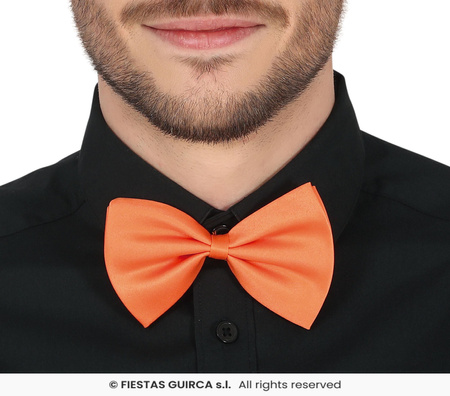 Pomarańczowa Muszka Karnawałowa