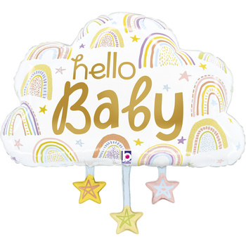 Balon Grabo 28'' Hello Baby Cloud