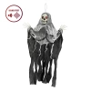 Dekoracja Halloween wiszący Kościotrup świecące oczy z dźwiękiem