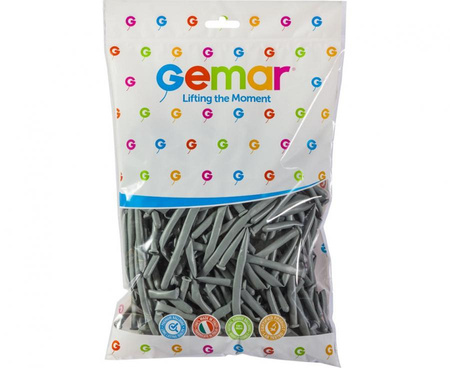 Balony D4 - Rurki włoskie szare 70/ 100 szt.