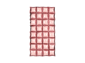 Balon foliowy kurtyna, różowe złoto, 72x143 cm