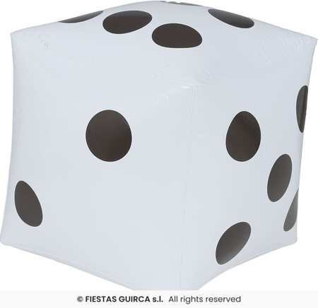 Dmuchana kostka do gry, 30x30 cm