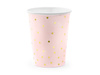 Kubeczki Kropki, jasny róż, 260ml