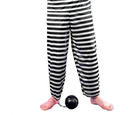 Zestaw dla dorosłych Więzień (czapka, bluza, spodnie), rozm. uniw.