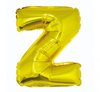 Balon foliowy "Litera Z", złota, 35 cm