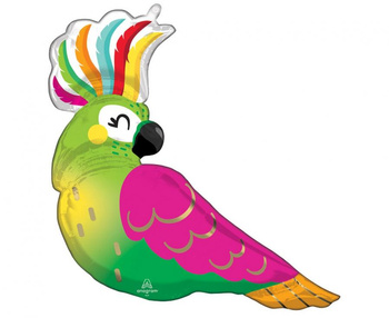 Balon foliowy SHP - Tropikalna Papuga, 78x71 cm, zapakowany
