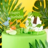 Toppery na tort Dinozaury Happy Birthday 9szt.