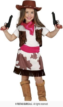 Strój Kowbojka dla dziewczynki , rozm. 129-137 cm