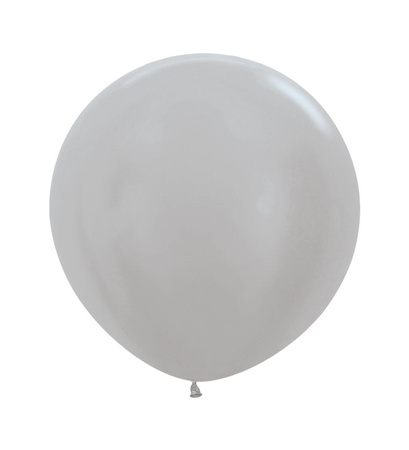 Balony Sempertex, Pearl Silver 24", 1 szt