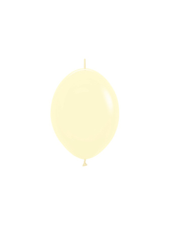 Balony Sempertex LINK Pastel Matte Yellow, 5", 50 szt.