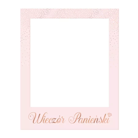 Ramka do zdjęć Wieczór Panieński rose gold DIY