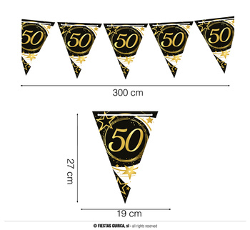 Banerki na 50-stkę, 3m