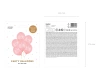 Balony 30cm, happy birthday, P. Baby Pink( 6 szt) 
