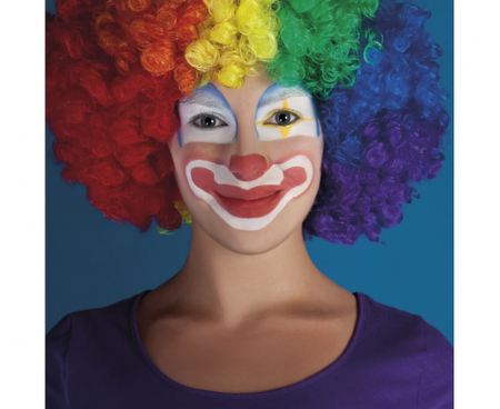 Zestaw farbek do twarzy KLAUN (4 kolory, aplikator)