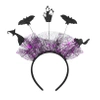 Opaska na głowę Królowa Halloween 26x30cm