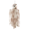 Dekoracja Halloween wiszący Duch Szkielet szary